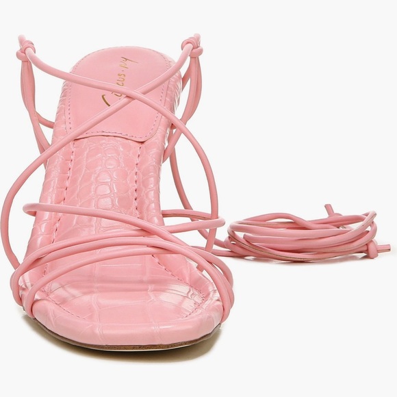 Circus NY bySam Edelman Blanche Lace-Up IVORY Sandal (Women)/size 9.5 - Picture 4 of 10